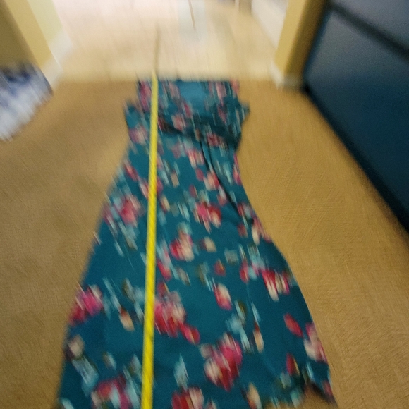 TALBOTS S curvy draped floral professional dress modest - Picture 6 of 13